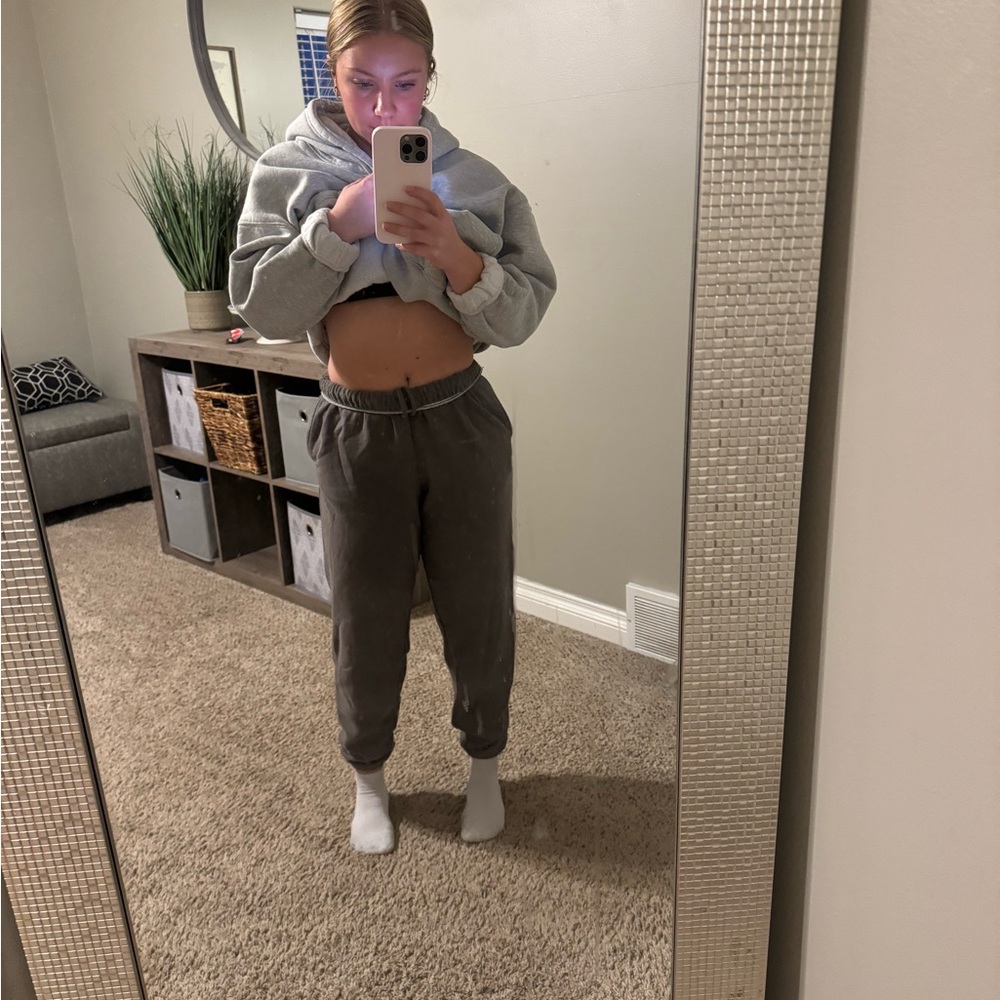 PrettyLittleThing Gray Joggers Relaxed Fit